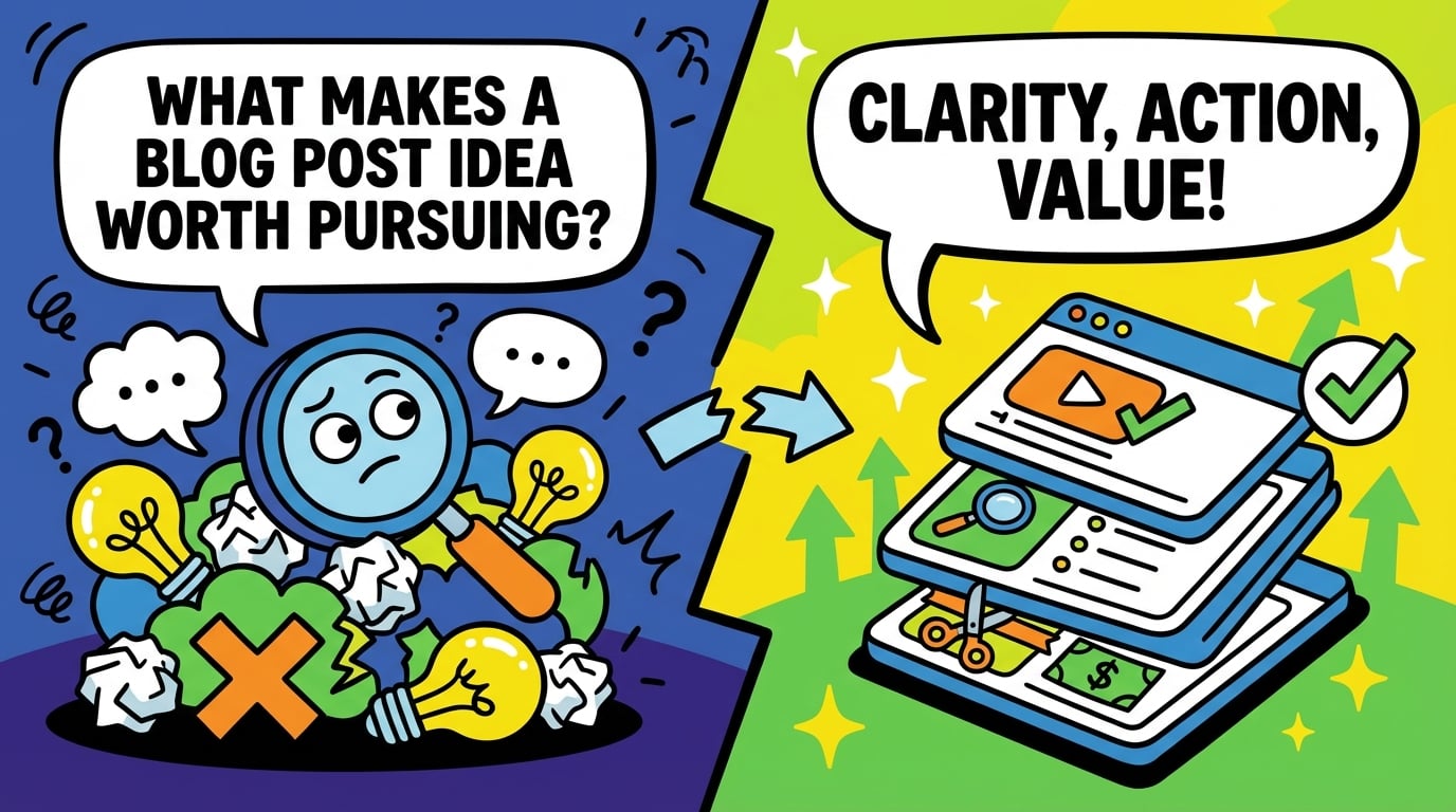 What Makes a Blog Post Idea Worth Pursuing?